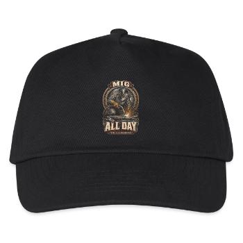 Welder Welding Specialist MIG All Day - Kids’ Baseball Cap - black - Front