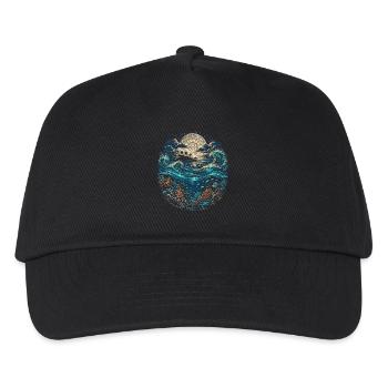 Belize Belizische Wurzel - Kinder Basecap - Schwarz - Vorne