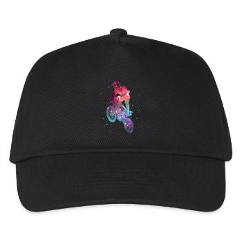 Motocross Dirt Bike Dirt Bike Space Kids - Kids’ Baseball Cap - black - Front