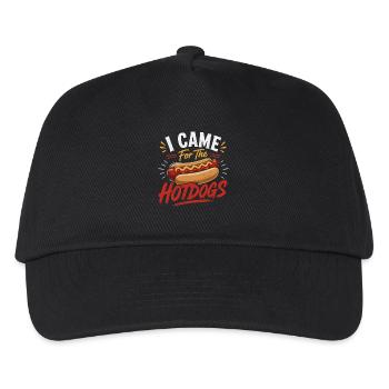 Glizzy Gobbler Sausage Buns Snack Humor - Kids’ Baseball Cap - black - Front