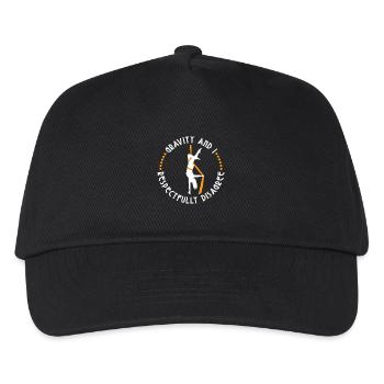 Gravity and I Respectfully Disagree - Kids’ Baseball Cap - black - Front