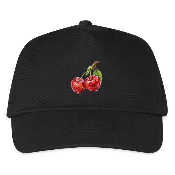 cherry - Kids’ Baseball Cap - black - Front