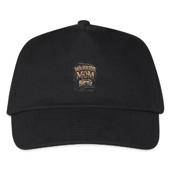 Warrior Mom - Kids’ Baseball Cap - black - Front