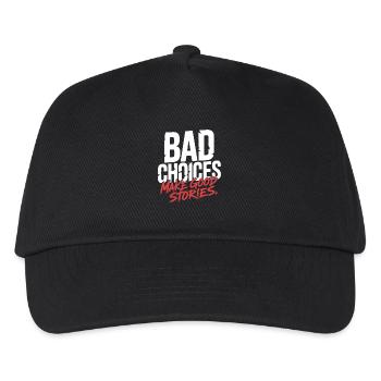 Bad Choices Make Good Stories Festival Party Trip - Kids’ Baseball Cap - black - Front