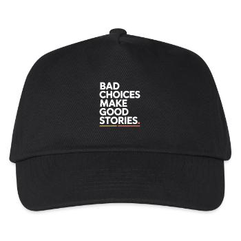 Bad Choices Make Good Stories Festival Party Trip - Kids’ Baseball Cap - black - Front