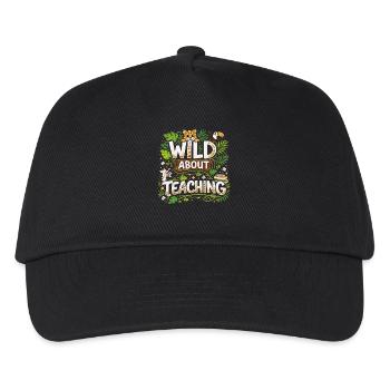 Enseignant Sauvagement Passionné – Thème Jungle - Casquette de baseball Enfant - noir - Devant