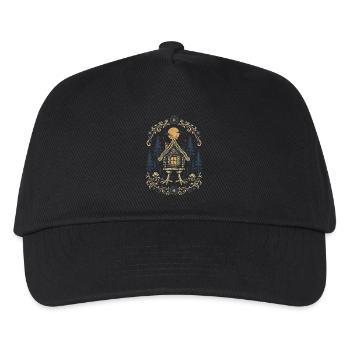 Baba Yaga Hut - Kids’ Baseball Cap - black - Front