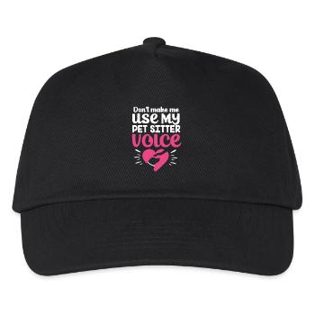 Pet Sitter Pets Babysitter - Kids’ Baseball Cap - black - Front