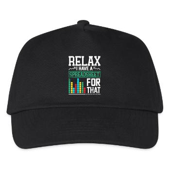 Détends-toi, j’ai un tableau - Casquette de baseball Enfant - noir - Devant