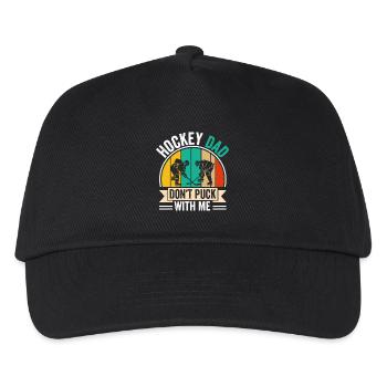 Eishockey Vater: Dont Puck With Me - Kids’ Baseball Cap - black - Front