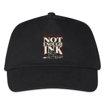 Poetcore Poet Poesie Dark Academia Geschenk - Kinder Basecap - Schwarz - Vorne