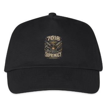 Welder Welding Professional 7018 - Kids’ Baseball Cap - black - Front