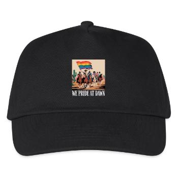 Pride at Dawn: Western Flag Ride - Kids’ Baseball Cap - black - Front