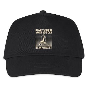 Pourquoi le travail peut être un cadeau pour un artiste de cirque aérien - Casquette de baseball Enfant - noir - Devant