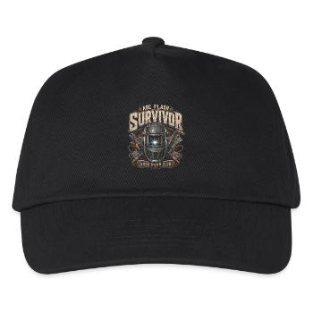 Schweißer Schweißfachmann Arc Flash Survivor - Kinder Basecap - Schwarz - Vorne
