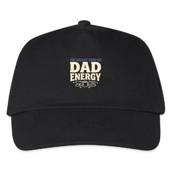 Space Dad Galaxy Dad Best Dad In The Galaxy - Kinder Basecap - Schwarz - Vorne