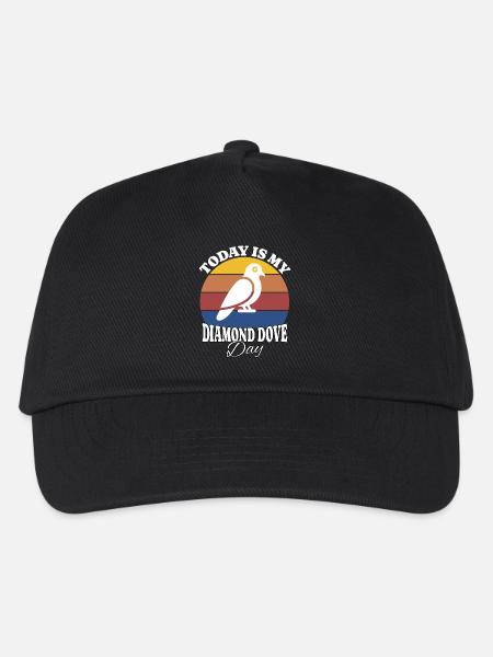 Diamanttaube Diamond Dove - Kinder Basecap - Schwarz