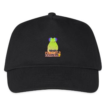 Purrfekt Gaming-Katze - Kinder Basecap - Schwarz - Vorne