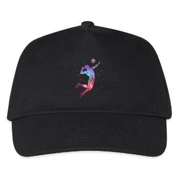 Volleyball Players Space Boys Volleyball Players - Kids’ Baseball Cap - black - Front