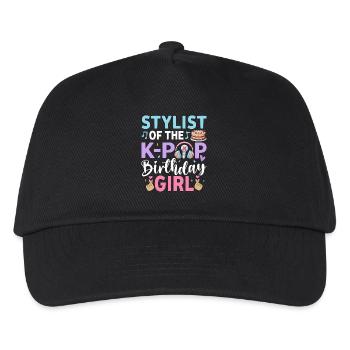 Stylist Of The K Pop Birthday Girl - Kids’ Baseball Cap - black - Front