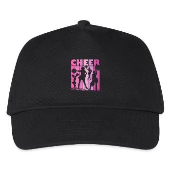 Cheer Squad Cheerleader Sport Für Mädchen - Kinder Basecap - Schwarz - Vorne