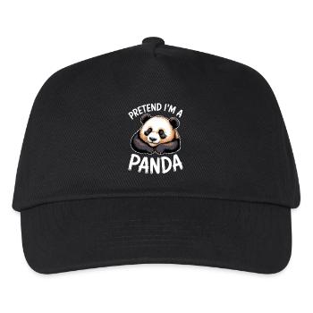 Panda Sayings Panda Funny Panda Gift - Kids’ Baseball Cap - black - Front