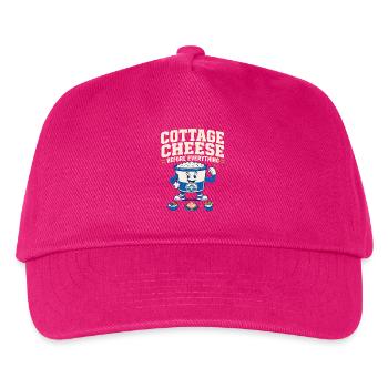 Proteinreiches Snack-geschenk Für Feinschmecker - Kinder Basecap - Fuchsia - Vorne