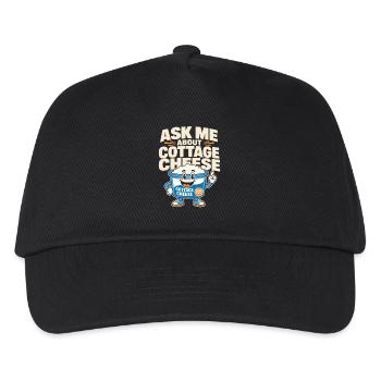 High-protein snack gift for foodies - Kids’ Baseball Cap - black - Front
