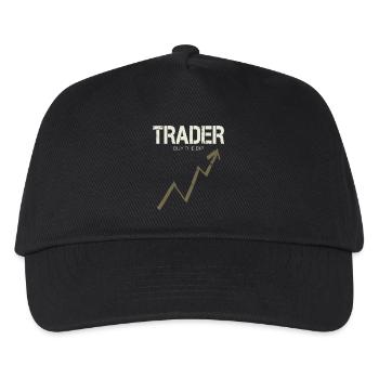 Trader Buy The Dip for Day Trader and Cryptocurrency - Kids’ Baseball Cap - black - Front