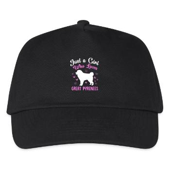 Chien des Pyrénées - Casquette de baseball Enfant - noir - Devant
