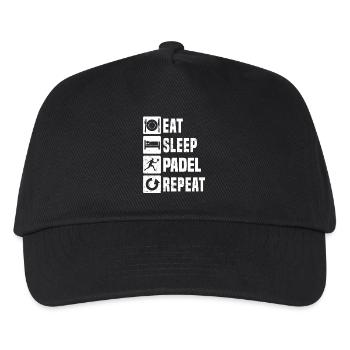 Padel tips fans and padel accessories go together - Kids’ Baseball Cap - black - Front
