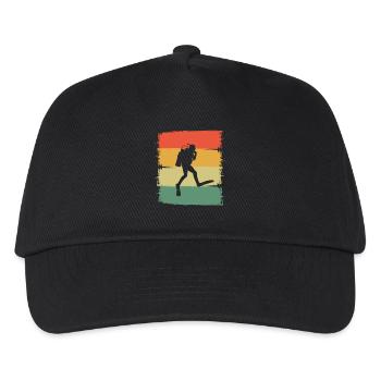Diver - Kids’ Baseball Cap - black - Front
