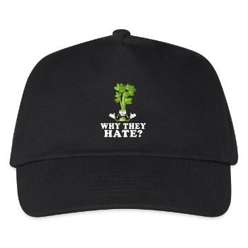 Celery Rage Why They Hate? - Kids’ Baseball Cap - black - Front
