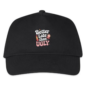 Better Late Than Ugly Make Up Diva Latecomer - Kids’ Baseball Cap - black - Front