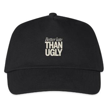 Better Late Than Ugly Make Up Diva Latecomer - Kids’ Baseball Cap - black - Front