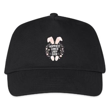 Hoppiest lunch lady - Kids’ Baseball Cap - black - Front