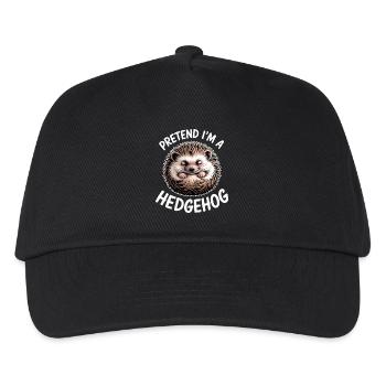 Hedgehog Sayings Hedgehog Funny Hedgehog Gift - Kids’ Baseball Cap - black - Front