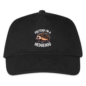 Hedgehog Sayings Hedgehog Funny Hedgehog Gift - Kids’ Baseball Cap - black - Front