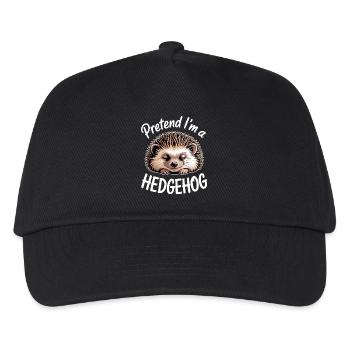 Hedgehog Sayings Hedgehog Funny Hedgehog Gift - Kids’ Baseball Cap - black - Front