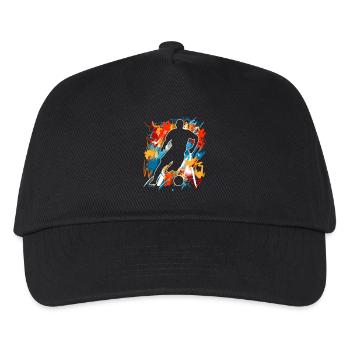 Soccer Soccer Players Playing Soccer - Kids’ Baseball Cap - black - Front
