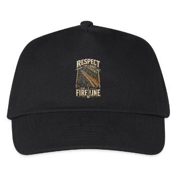 Fire Brigade Fire Brigade Groups Respect The Fireline - Kids’ Baseball Cap - black - Front