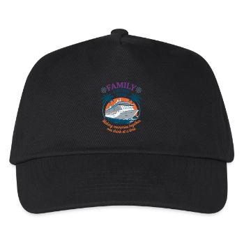 Croisière en famille 2026 Créer des souvenirs - Casquette de baseball Enfant - noir - Devant