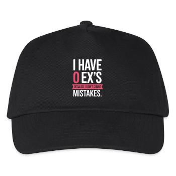Ex-petit ami J’ai 0 ex Séparation Divorce célibataire - Casquette de baseball Enfant - noir - Devant