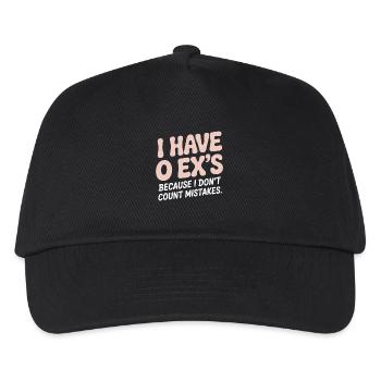 Ex-petit ami J’ai 0 ex Séparation Divorce célibataire - Casquette de baseball Enfant - noir - Devant