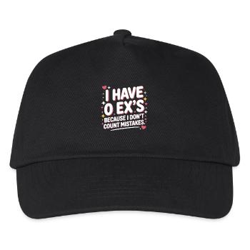 Ex-petit ami J’ai 0 ex Séparation Divorce célibataire - Casquette de baseball Enfant - noir - Devant