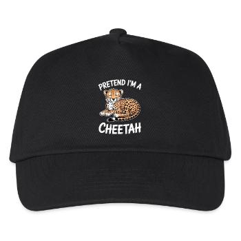 Cheetah Sayings Cheetah Funny Cheetah Gift - Kids’ Baseball Cap - black - Front