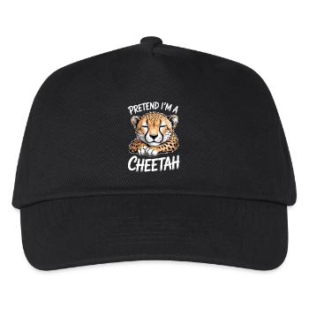 Cheetah Sayings Cheetah Funny Cheetah Gift - Kids’ Baseball Cap - black - Front