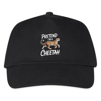 Cheetah Sayings Cheetah Funny Cheetah Gift - Kids’ Baseball Cap - black - Front