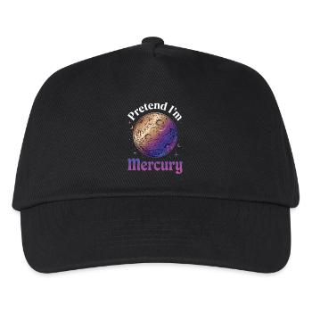 Fais comme si j’étais Mercure. - Casquette de baseball Enfant - noir - Devant