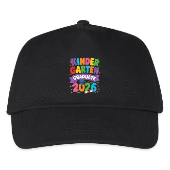 Kindergarten Graduate 2026 Class Grad - Kids’ Baseball Cap - black - Front